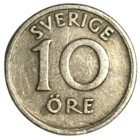 Швеция 10 эре, 1924