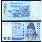 Южная Корея 1000 вон (2007) UNC