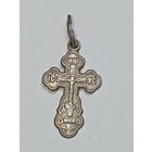 Крестик серебро  925 проба .Распродажа с рубля !
