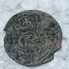 Двойной денарий, двуденарий 1579. Штефан Баторий