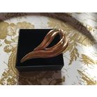 Брошь Лента Германия гальваническая позолота