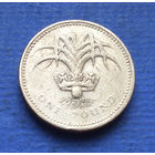 Великобритания 1 фунт 1990