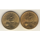1 доллар США Сакагавея 2000 г. "D" г., 2001 г.