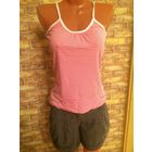 Красивая и яркая майка на бретелях, размер 42-44, хлопок.