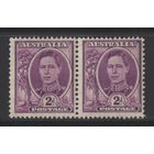 Австралия 1942 ** George VI, сцепка 2 марки (SG 205)