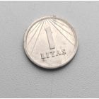 Литва 1 лит, 1991_ KM# 91_сохран_ НЕЧАСТАЯ