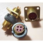 РС4ТВ. Разъем вилка+розетка. Мама-папа. Цилиндрический, круглый. 4 контакта, вывода, ноги. Импортный аналог