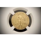 Дукат 1814 г. Санкт-Петербург (Российская Империя), Александр I. NGC AU55. Редкая!