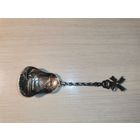 Серебряная, декоративная ложечка, длина 12 см.