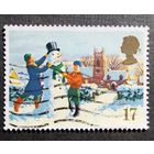 Марка Великобритания 1990 год Рождество