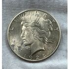 1 доллар Мирный 1925 США - в блеске! Люкс! Крупное серебро!
