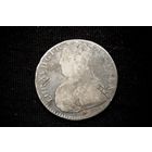 1/2 талера (экю) 1727 г. Франция, Людовик XV. Кабинетная патина!