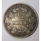 Германия 1/2 марки, 1918
