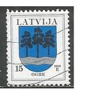 Латвия. Герб г.Огре. 1999г. Mi#495.