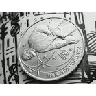 СССР. 1 рубль 1987 - 130 лет со дня рождения основоположника отечественной космонавтики К. Э. Циолковского. Брак, раскол штемпеля реверса. (5). Торг.