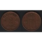 Норвегия km399 2 эре 1953 год (nf01