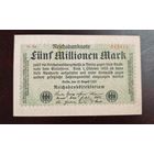 1923 год Германия 5 000 000 марок