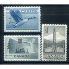 Британские колонии - Канада - 1952/53г. - виды, птица, культура, индустрия - 3 марки - полная серия, MH, у последней марки есть маленькое тонкое место снизу слева возле зубчиков перфорации [Mi 274-276]. #3-WB-76-A-2