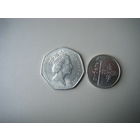 Британия 50 пенсов 1997г.