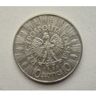 Польша, 10 злотых 1935 Пилсудский. Приятные.