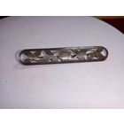 С рубля без мц. брошь узорная HP 835пр. 5.4х2см.