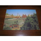 Москва Вид на Красную площадь 1986 год чистая