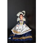 Коллекционная кукла в традиционном костюме.