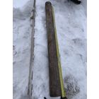 Кусок  советской нержавейки-магнит  не  держит! одну сторону нужно  обрезать  на  1 см. Размеры по  метру и циркулю!