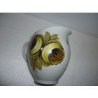 Сливочник Фарфор Полтавский ФЗ СССР Ручная Роспись Позолота