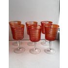 Хрустальные фужеры 1970 года Неман  комплект 6 шт