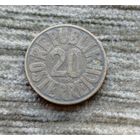 Werty71 Австрия 20 грошей 1954 Редкая