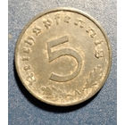 Германия 3 рейх 5 рейхспфеннигов 1942 год