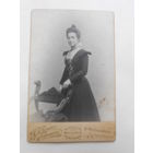 Фотография Анжели Фердинандовны Стульгинской.1899 год.Ст.Петербург.