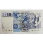 Банкнота 10000 лир. Италия. 1984 год.