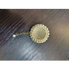 Винтажная перламутровая брошь  Чехословакия .