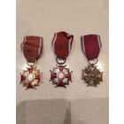 Комплект крестов PRL. Крест заслуг, Польша.