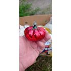 РЕДКАЯ ЁЛОЧНАЯ ИГРУШКА СССР ТОМАТ ПОМИДОР ЛОТ 26 КАТАЛОГ СОСТОЯНИЕ ! НА  ФОТО . ОРИГИНАЛ  .  Распродажа Коллекции !!! . Экспресс  Аукцион  не с рубля без МПЦ и прочего 3 ДНЯ  .Много лотов в продаже .