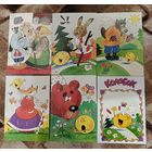 Набор открыток сказка в иллюстрациях "Колобок" худ. Вячеслав Полухин