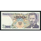 Польша 200 злотых 1988 г. Серия EN. P144c. UNC