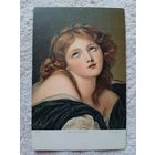 Старинная открытка. Грёз. Маленькая девочка. Издательство Штенгель