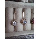 Серьги тюльпаны 925 звезда