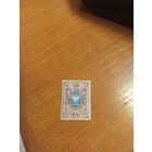 1911 Россия Великое княжество Финляндское зуб 14 1/4 на 14 герб чистая клей наклейка (2-5)