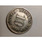 10 пфеннигов Германия 1906 J год