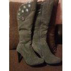 Сапоги зимние, р-р 38-39, новые, все натуральное, очень дешево продаю