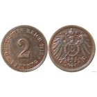 YS: Германия, Рейх, 2 пфеннига 1913A, KM# 16 (2)