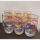 Набор чешских стаканов (Богемия)