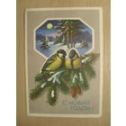 ПОДПИСАННАЯ ОТКРЫТКА. СССР.С НОВЫМ ГОДОМ! худ. Ю. КУРТЕНКО. 1989 г.