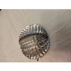 Бомбаньерка серебристая картон елочная игрушка