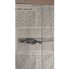 Самовывоз!!! RRR!!! В номере заметка о продаже Сицинской фальварка Коледино ( возле Молодечно ). Еженедельная 16-стр. газета "Zorza wilenska" (Заря Вильна) N 17 23 апреля 1909 г. Почтой не высылаю.