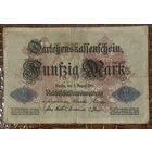 Банкнота 50 марок 1914 год. Германская империя.